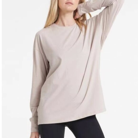 Vuori Long Sleeve Feather Tee Tops XS/S/M Blush - Picture 1 of 6